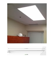 60cm X 120cm Slim Led Panel, 6500k, Beyaz Işık, 72w Aydınlatma, Homojen Işık, Güçlü Led Aydınlatma,