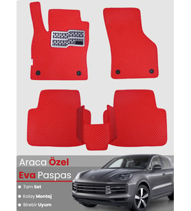 PORSCHE CAYENNE (2018-2024) Uyumlu EVA Paspas Tam Set–Araca Özel,Oto Paspas