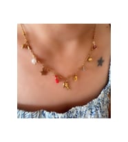 AYAKKABI CHARMLI ÇELİK KOLYE 41+6CM-GOLD RENK ACR6062