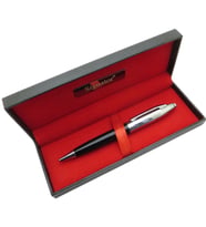 Signator® T626 Siyah Krom Tükenmez Kalem  İsme Özel Kalem  Hediyelik Kalem (Karışık)