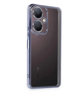 Newface Vivo Y27 Kılıf Razer Lensli Silikon - Açık Mavi