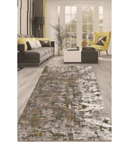 Dijital Kaymaz Taban Yıkanabilir Modern Renkli Salon Halısı Mutfak Halısı Yolluk ND-HT-1332 (Çok Renkli)