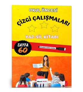 Okul Öncesi Çizgi Çalışmaları YAZ-SİL Kitabı