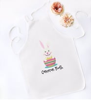 BK Gift Kişiye Özel Paskalya Bayramı Beyaz Mutfak Önlüğü-3