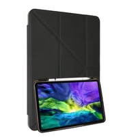 Samsung Galaxy X910 Tab S9 Ultra 14.6 Kılıf Kalemlikli Mars Tablet Kılıfı - Koyu Gri