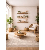 30 mm 3'lü Uçan Duvar Rafı Set Gizli Raf- Barok 15x40