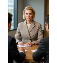 Kadın Kruvaze Yaka Standart Kol Kaşe Blazer Ceket Fonksiyonel Dayanıklı Kaliteli Konforlu Şık