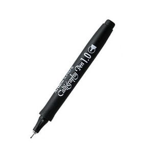 Kaligrafi Kalemi Siyah 1.0 Mm Düz Kesik Uç Supreme Calligraphy 1 Adet Kesik Keçe Uçlu Kaligrafi