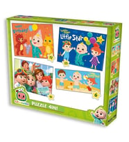 Cocomelon 4 in 1 Puzzle Seti Eğlenceli ve Eğitici