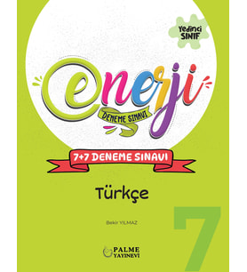 PALME YAYINEVİ 7. SINIF ENERJİ TÜRKÇE 7+7 DENEME SINAVI