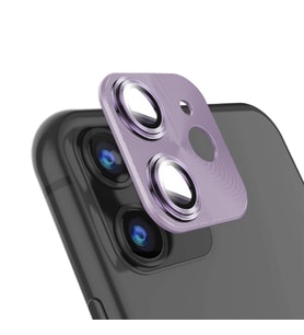 Binano iPhone 11 Pro/11 Pro Max 360 Metal Kamera Koruyucu Lila