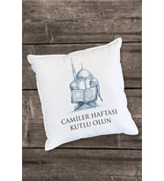 Camiler Haftası Tasarımlı Yastık