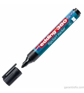 Edding 380 Yuvarlak Uçlu Siyah Flipchart Kalemi