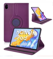 Huawei Honor Pad 10 12.1" Uyumlu Standlı 360° Yatay Dikey Dönebilen Deri Tablet Kılıfı