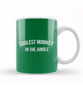 Coolest Monkey In The Jungle Kupa Bardak Porselen