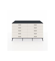 Kronos Konsol 10 Çekmeceli  176x59x99 Aytaşı-Antrasit/Aytaşı
