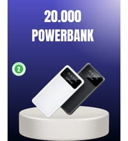 Akıllı Lcd Ekranlı 20.000Mah Pd + Usb + Type-C