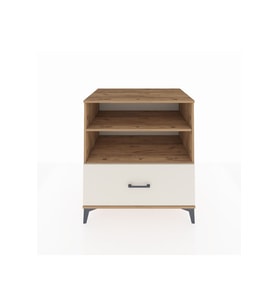 Kronos Şifonyer 2 Raflı Tek Çekmeceli 88x59x96 Çam-Aytaşı
