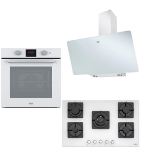 Franke Beyaz Ankastre Set( FPJ 915 V WH A -FSL 86 H WH-FHNS 905 4G TC WH C)