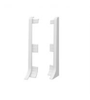 Linela Pvc Süpürgelik Beyaz - LNL401 Bitiş Kapağı Aksesuarı (1 Paket - 2 Adet)