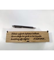 ECZACI İÇİN ÖZEL TASARIM KUTULU ve isim yazılı TÜKENMEZ KALEM
