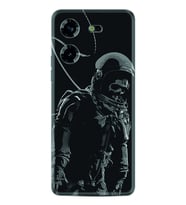 Tecno Pova 5 Kılıf Silikon Desen Özel Seri İskelet Astronot 1613