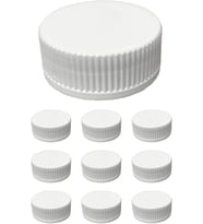 Vidalı Plastik Kapak, 41/18mm, 3L Kulplu Galon Şişe Uyumlu, Sızdırmaz Yedek Kapak, Beyaz (10)