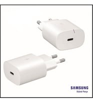 Samsung 25w sarj adaptör Galaxy S23, S20, S21 FE, S21 Ultra 5G, S22, S8, Note 20, A52S, A53, A72, M43, M53, Z Fold3, Fold4, Flip 3, Flip 4,  Hızlı Şarj Güç Kaynağı Tip C ( TÜRKİYE GARANTİLİ)