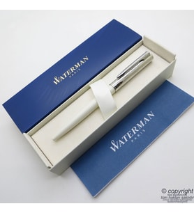 Waterman Allure Deluxe Beyaz Tükenmez Kalem İsme Özel Kalem Hediyelik Kalem