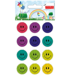 Tanex Gülen Yüz Sticker 2Li Stc-220 - 3 adet
