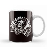 Santa Muerte Dead Mexican Sugar Skull Female Deity Satanic Kupa Bardak Porselen