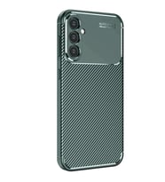 Samsung Galaxy S25 Kılıf Auto Focus Karbon Kapak - Koyu Yeşil
