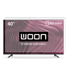 WOON WN40LED13 Tv Ekran Koruyucu - Woon 40" inç Ekran Şeffaf Koruma Paneli