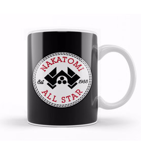 Die Hard Nakatomi Plaza All Star Converse Logo Kupa Bardak Porselen