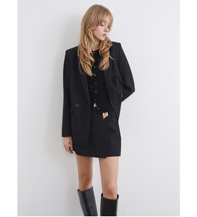 LCW Vision Siyah Krep Kadın Blazer Ceket