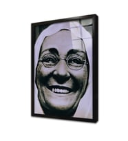 Zübeyde Hanım Çerçeveli Cam Tablo