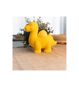 Alvera Dinozor Yumurtalık – 3D Baskı Sevimli Eggosaurus Yumurta Tutucu-Sarı