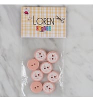 Loren Crafts somon 8 li balık düğme - 569