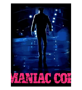 Manyak Polis Tablo Ahşap Poster Dekoratif