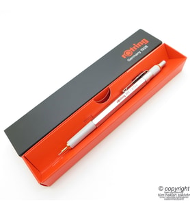 Rotring 800 Mekanik Kurşun Kalem, Krom 0.7 mm  İsme Özel Kalem (Siyah-Gri)