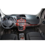 Meriç® Renault Kangoo Ön Torpido Kaplama Analog Maun 14 Parça 09-16 (Maun)