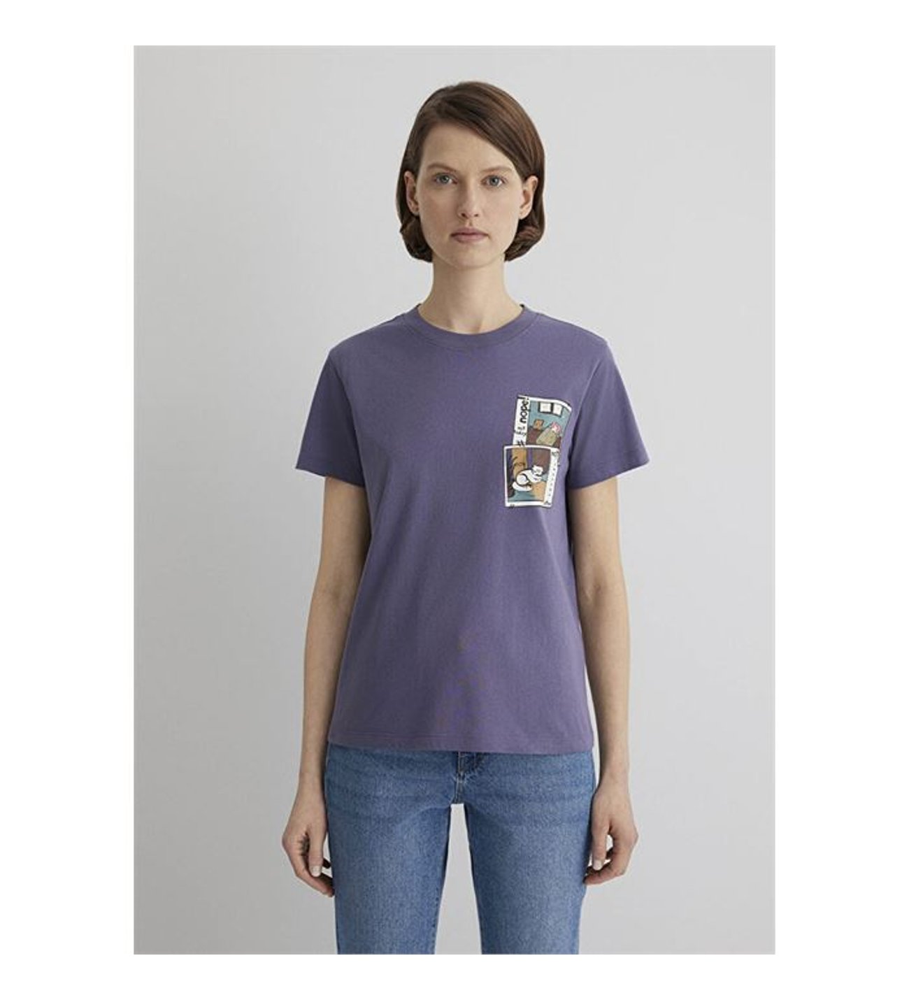 Mavi Mor Kadın T-Shirt M1613200-70608