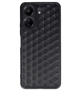 Redmi 13C Kılıf Petek Silikon Kapak - Siyah