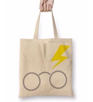 Harry Potter Gözlük Bez Çanta Uzun Saplı