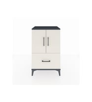 Hyperion Komodin 2 Raflı Tek Çekmeceli 2 Kapaklı 60x44x96 Antrasit-Aytaşı