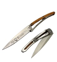 Kişiye Özel İsimli Kartal Columbia Deejo Çakı  EXT-2990-A 22.5 CM Paslanmaz Cep Av Bıçağı (Kahverengi)