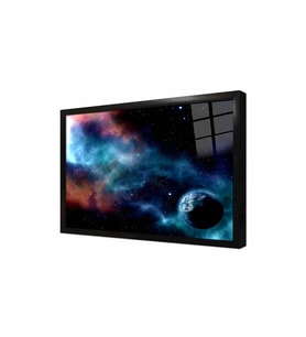 Tablosan Uzay ve Gezegen Çerçeveli Cam Tablo