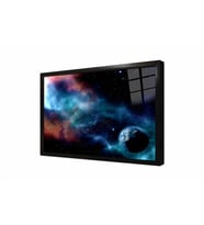 Tablosan Uzay ve Gezegen Çerçeveli Cam Tablo