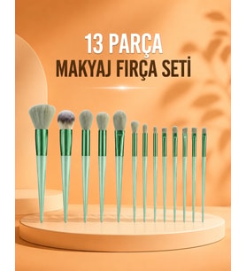 13 Parça Makyaj Fırça Seti Far Fırçası Allık Fırçası Yumuşak Uçlu