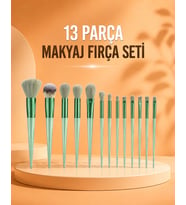 13 Parça Makyaj Fırça Seti Far Fırçası Allık Fırçası Yumuşak Uçlu